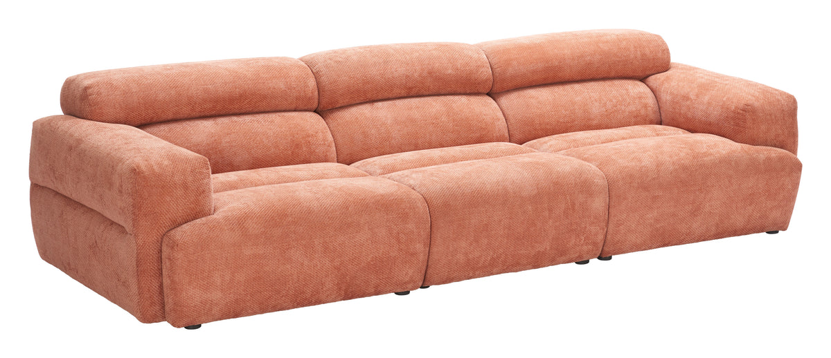 Alis Modular Sectional Orange by Zuo Modern