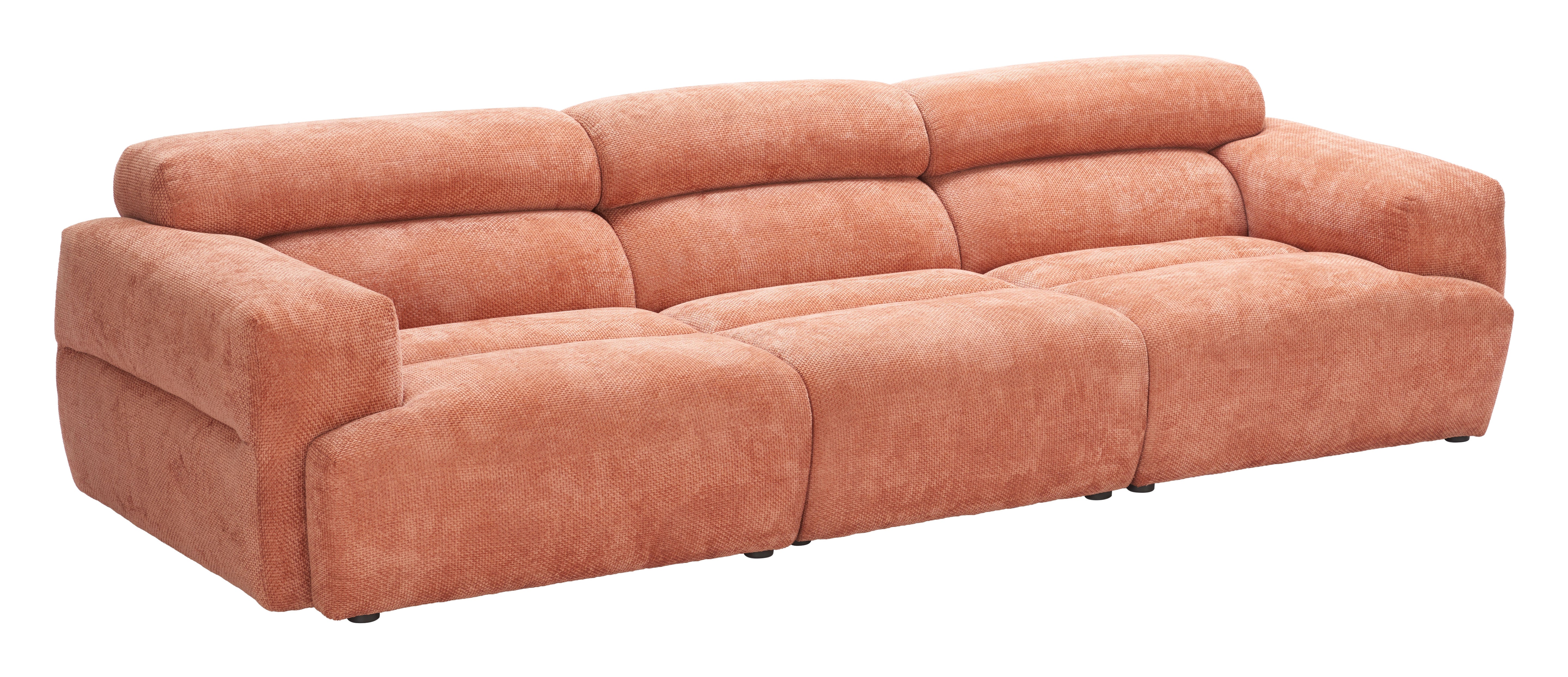 Alis Modular Sectional Orange by Zuo Modern