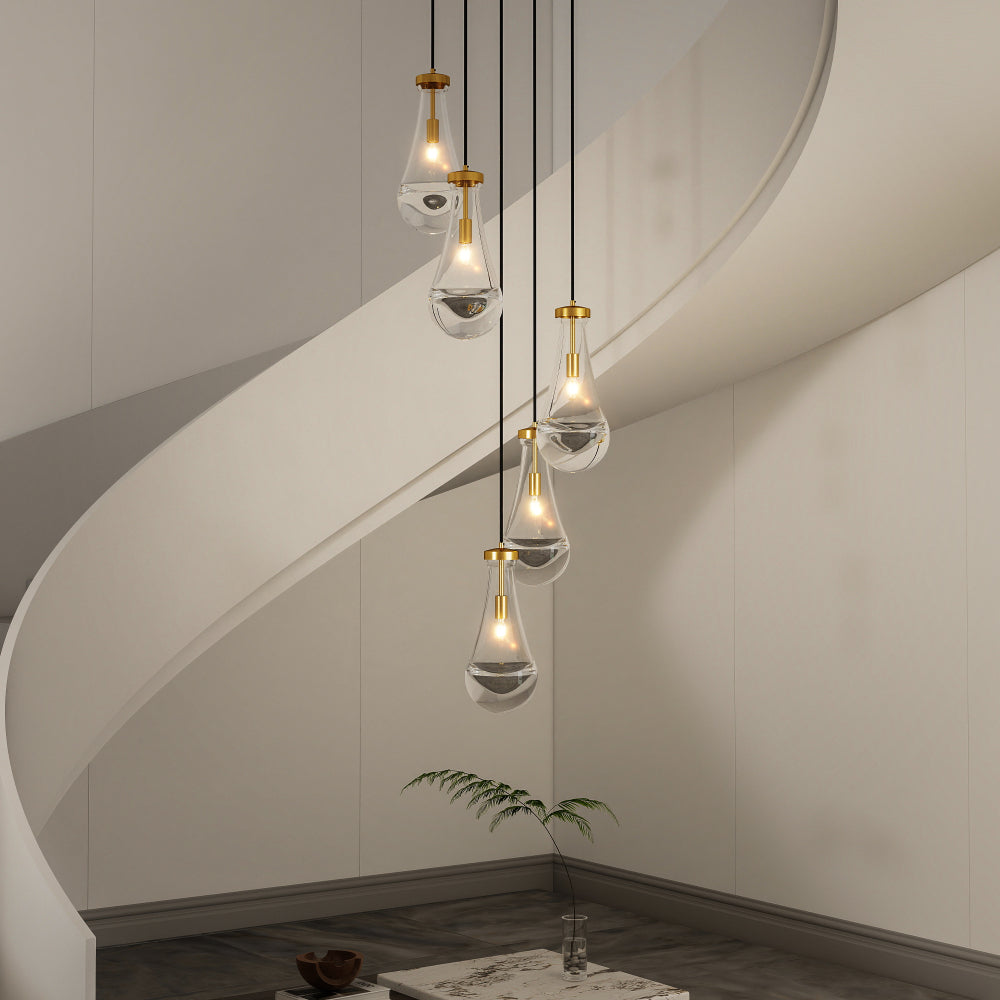 Raindrop Cluster Pendant Chandelier