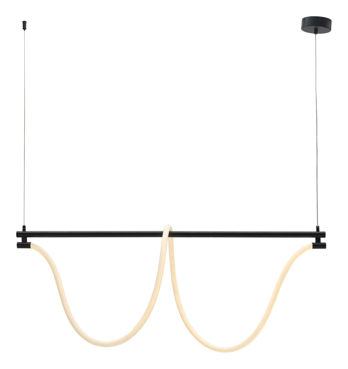 Adder Ceiling Lamp Black by Zuo Modern