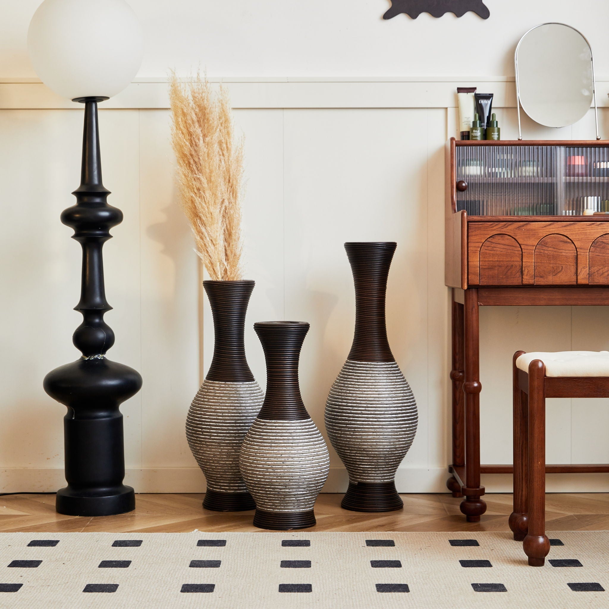 Tall Designer Floor Vase