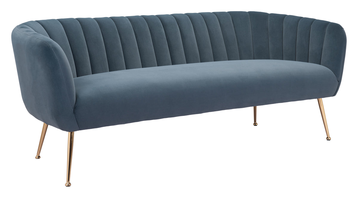 Deco Sofa Gray by Zuo Modern