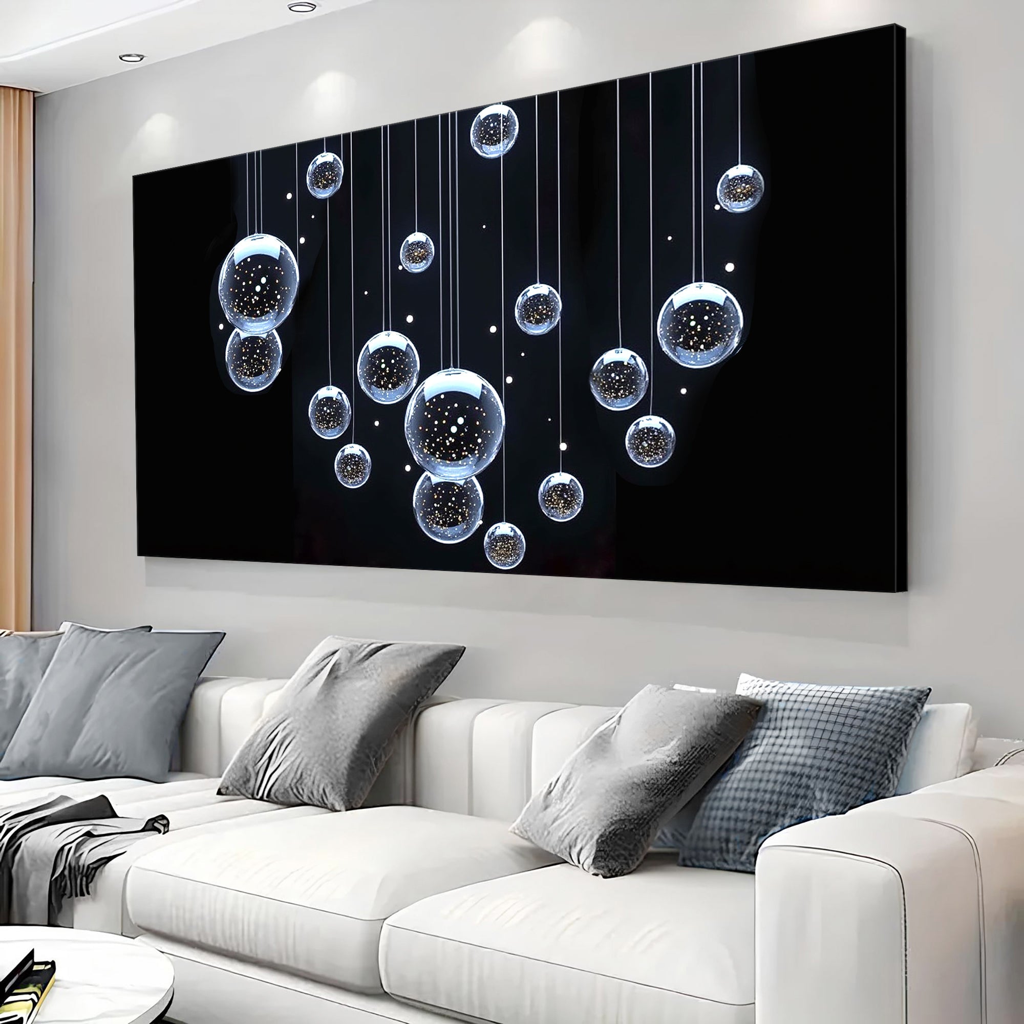 Abstract Bubble Canvas Wall Art