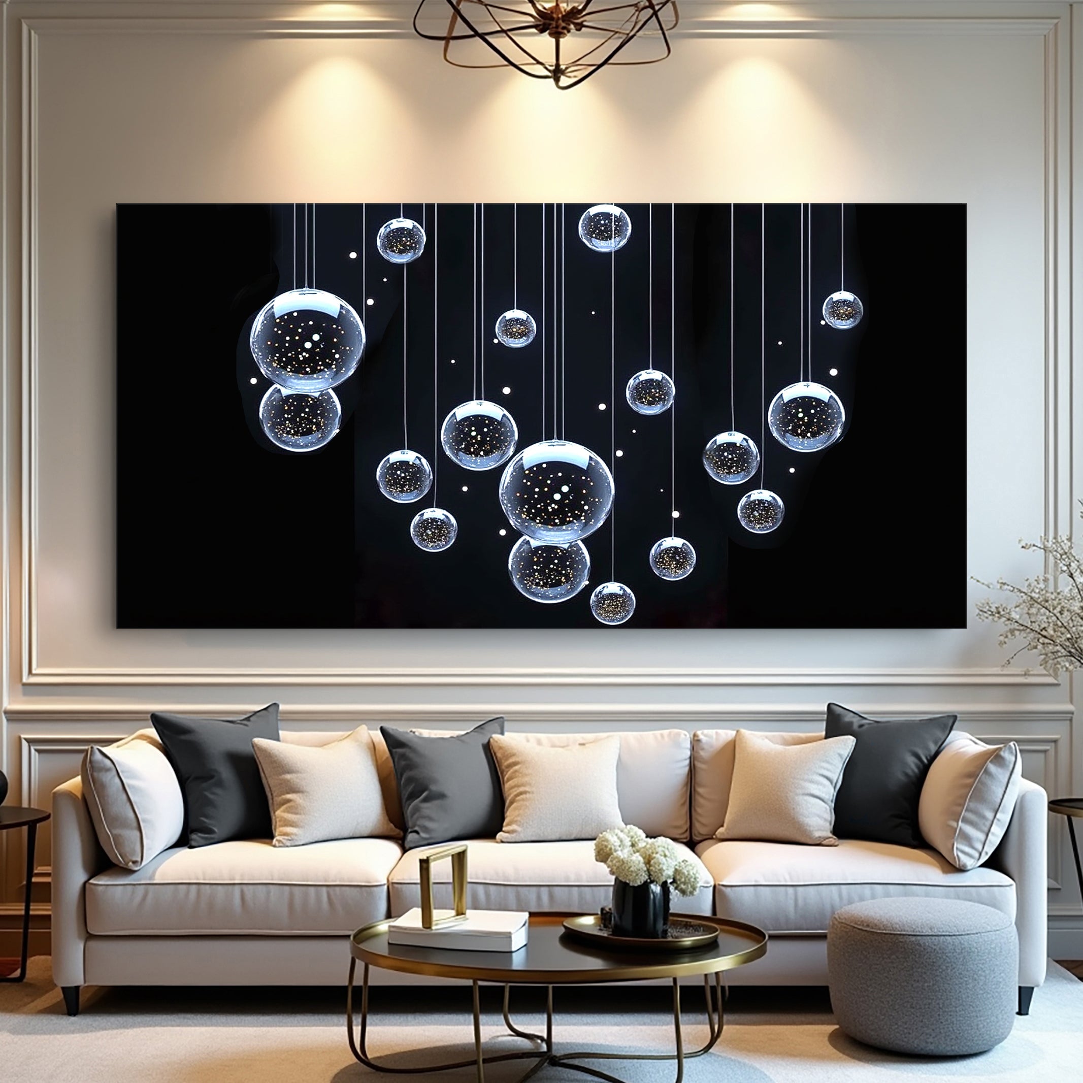 Abstract Bubble Canvas Wall Art