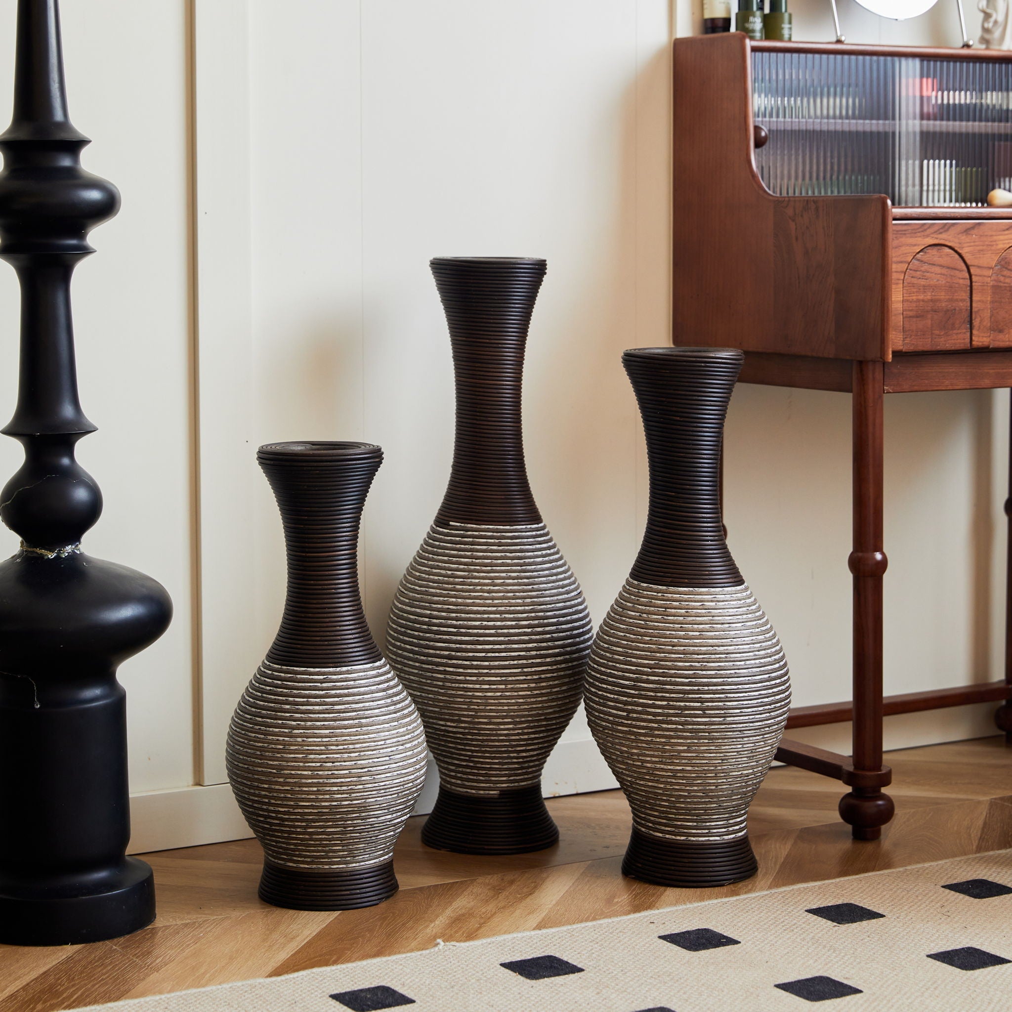 Tall Designer Floor Vase
