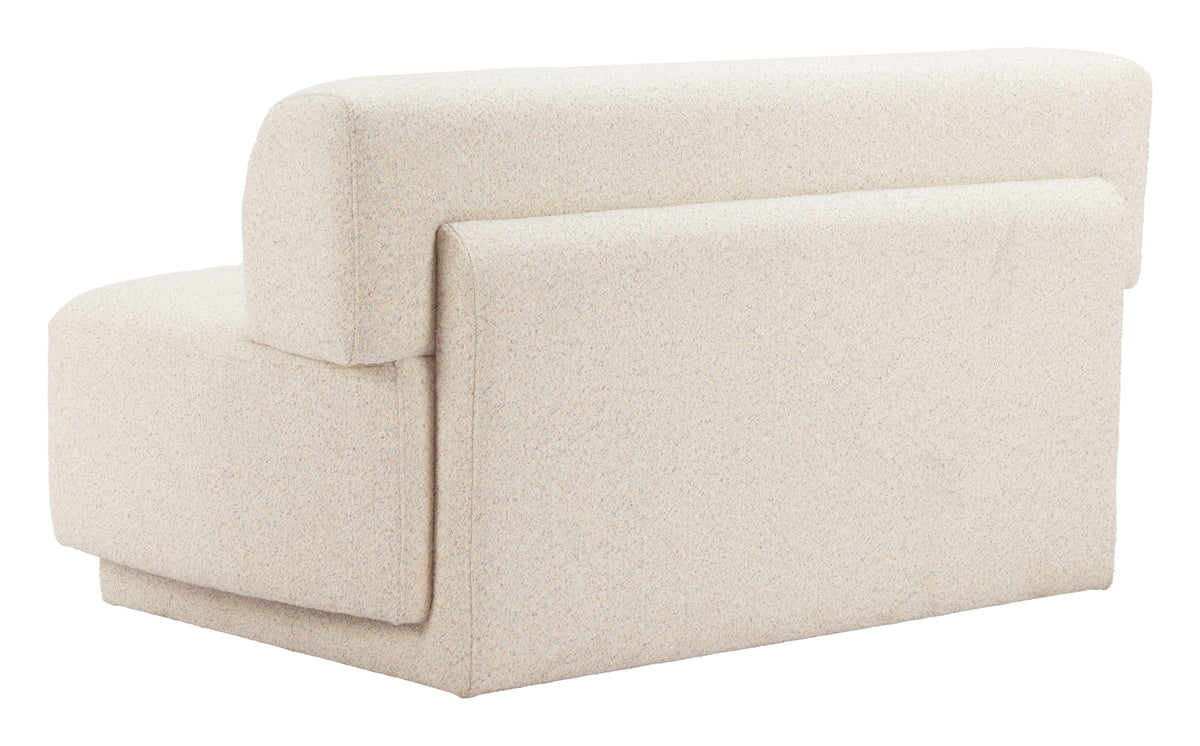 Anese Loveseat Multigrain Beige by Zuo Modern