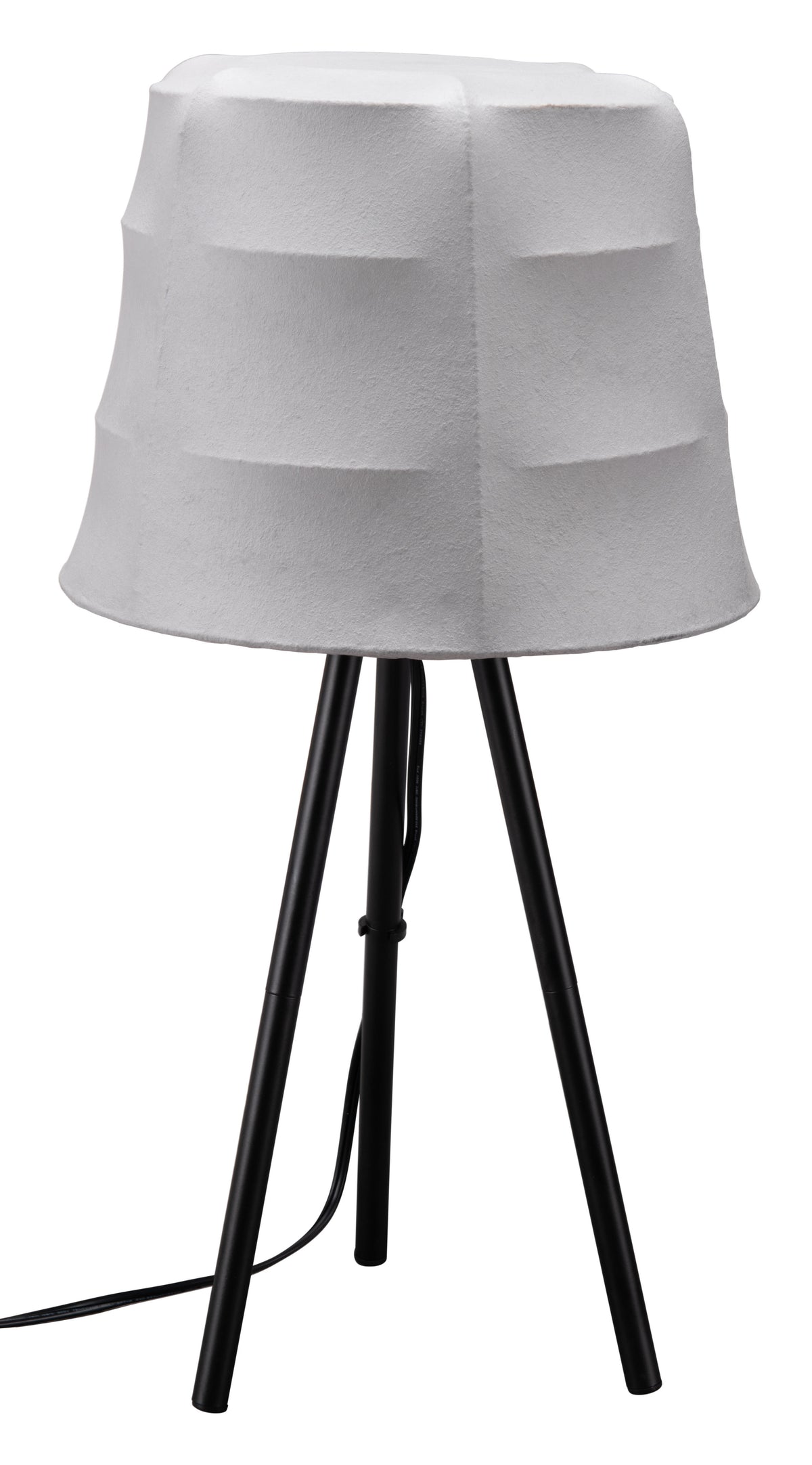 Mozzi Table Lamp Gray & Black by Zuo Modern