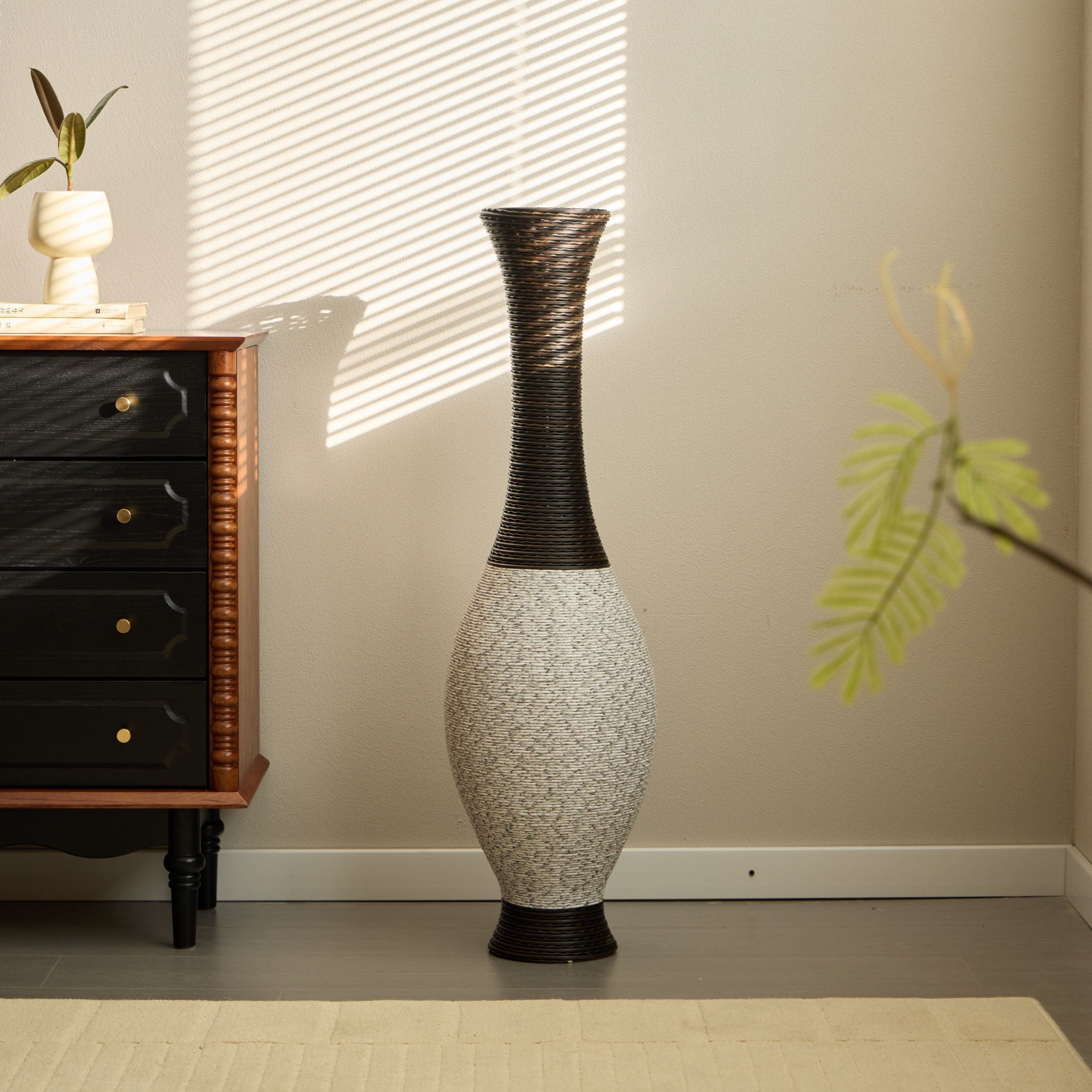 Tall Designer Floor Vase
