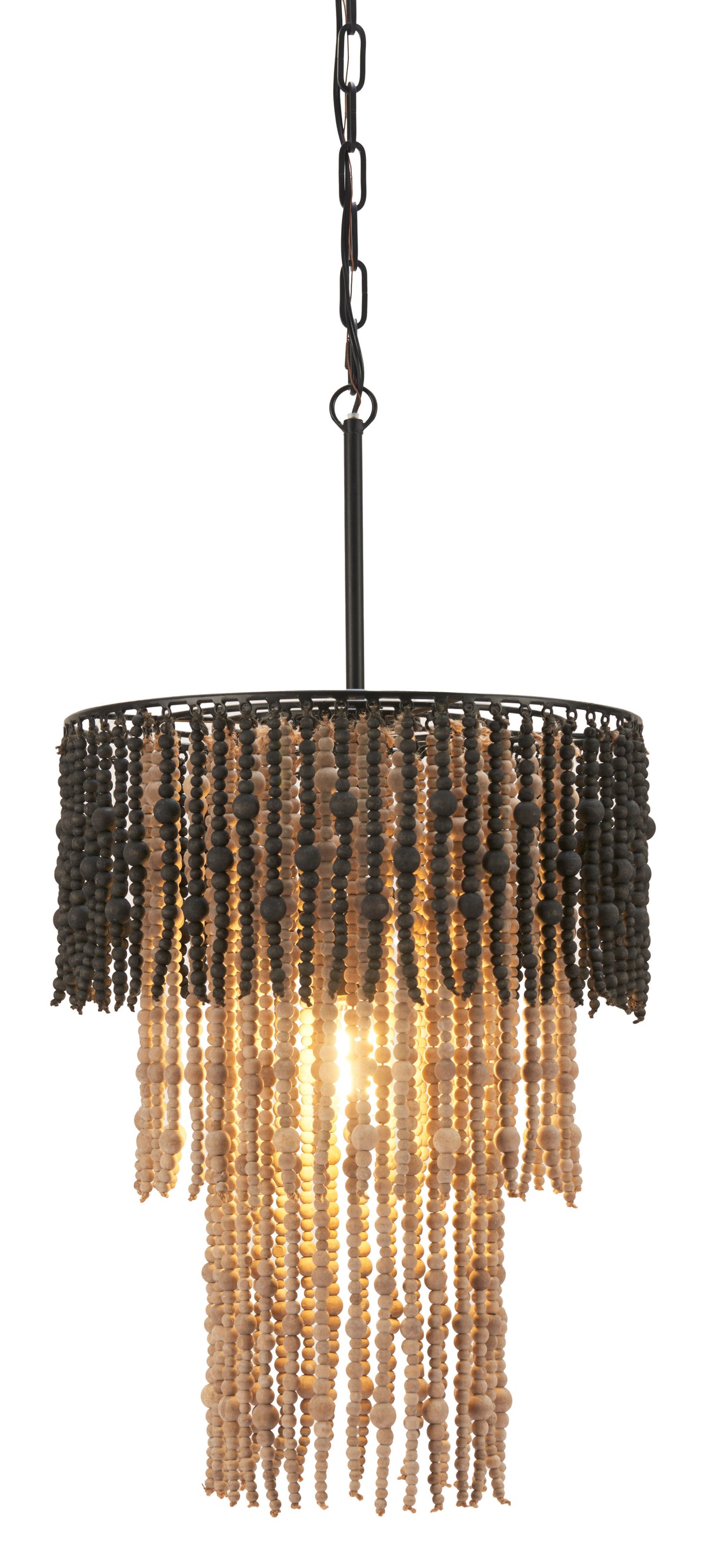 Bizu Ceiling Lamp Black & Beige by Zuo Modern