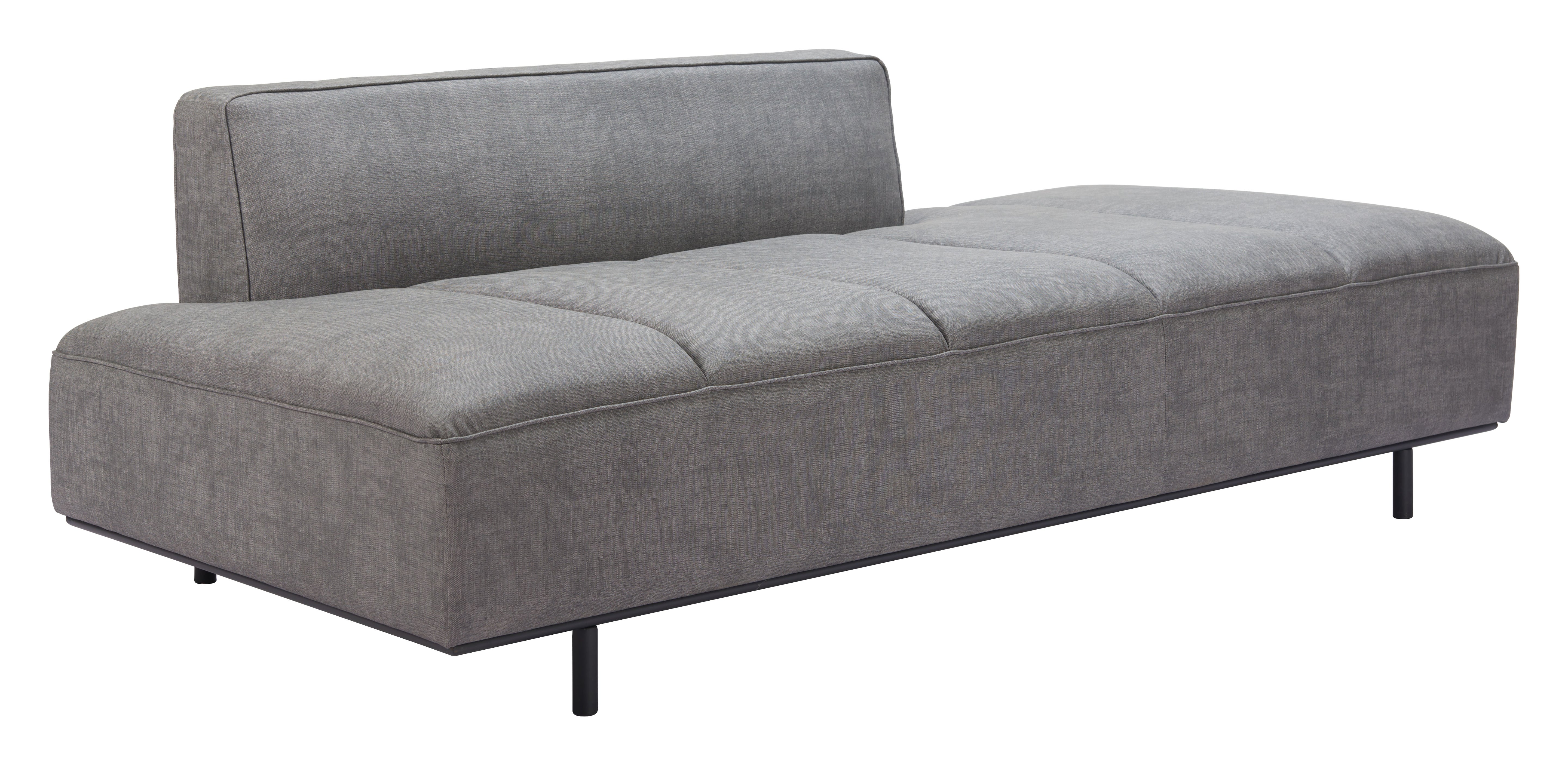 Confection Sofa Gray by Zuo Modern