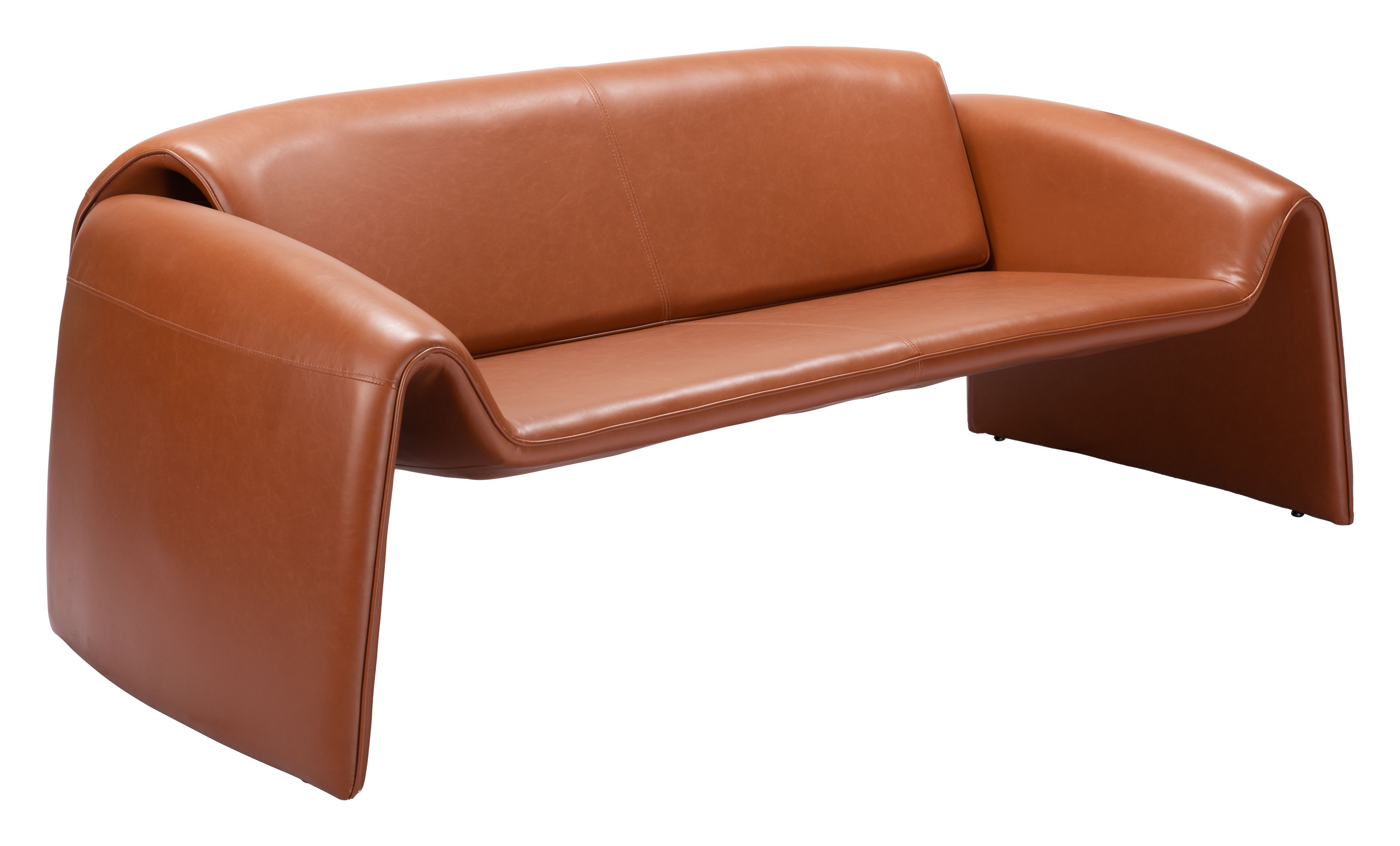 Horten Sofa Brown by Zuo Modern