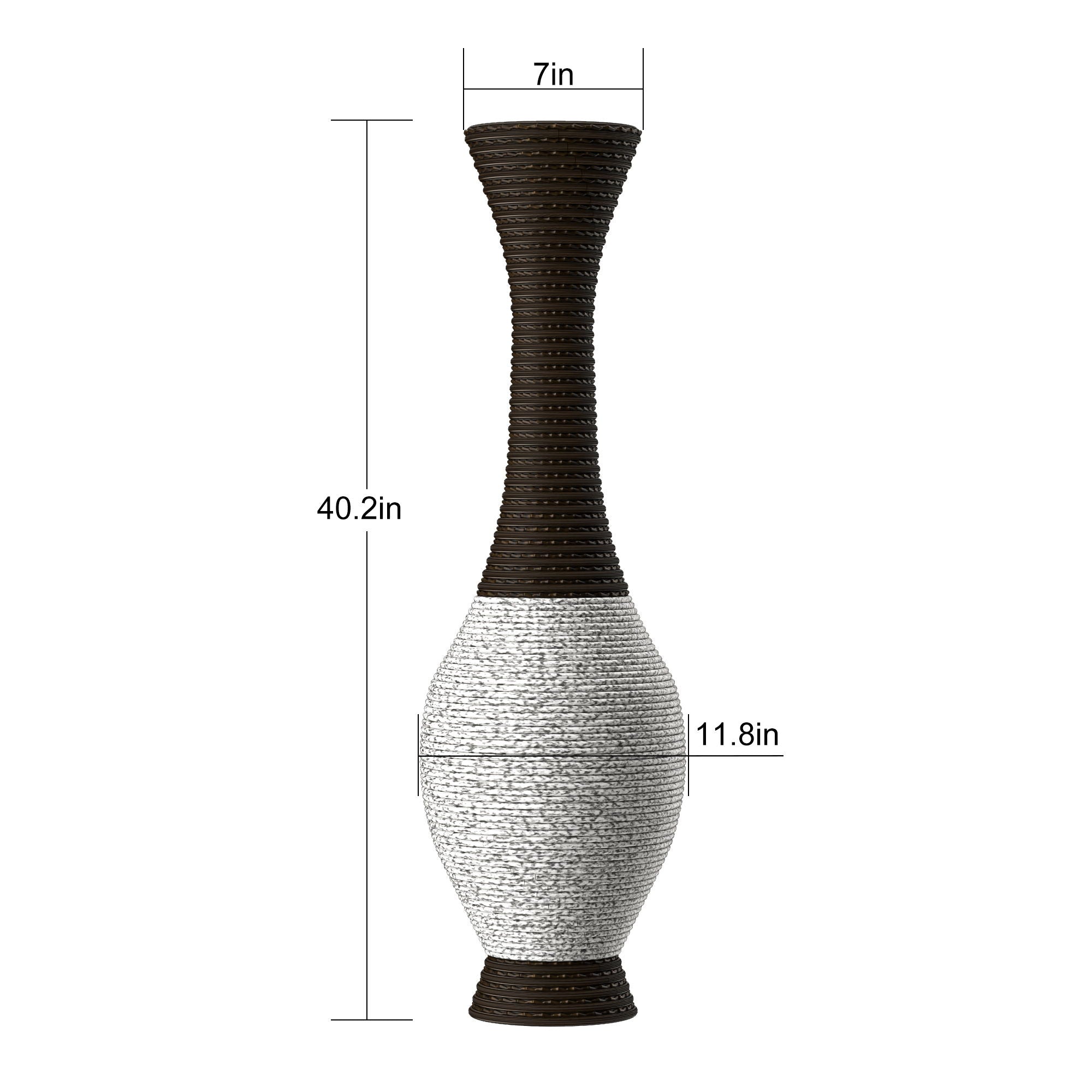 Tall Designer Floor Vase
