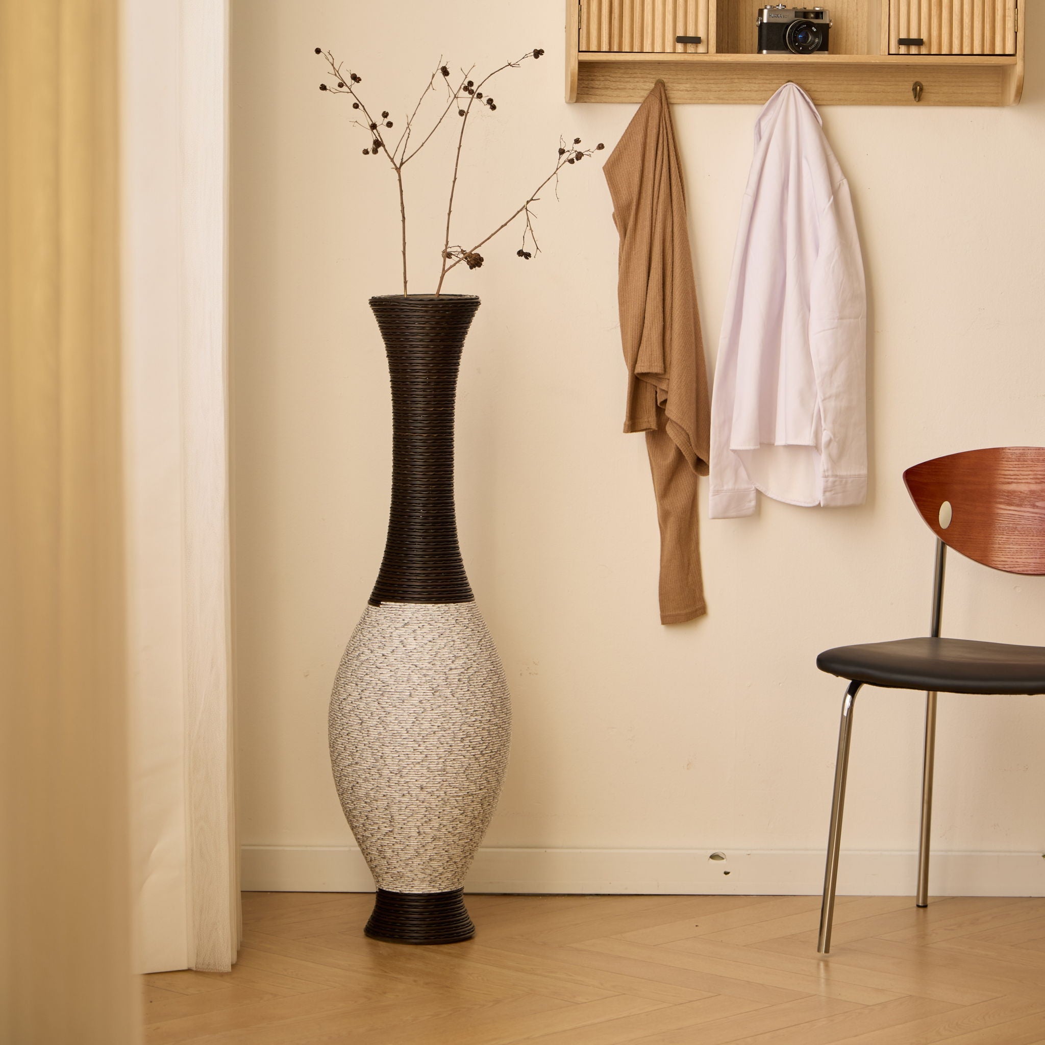 Tall Designer Floor Vase