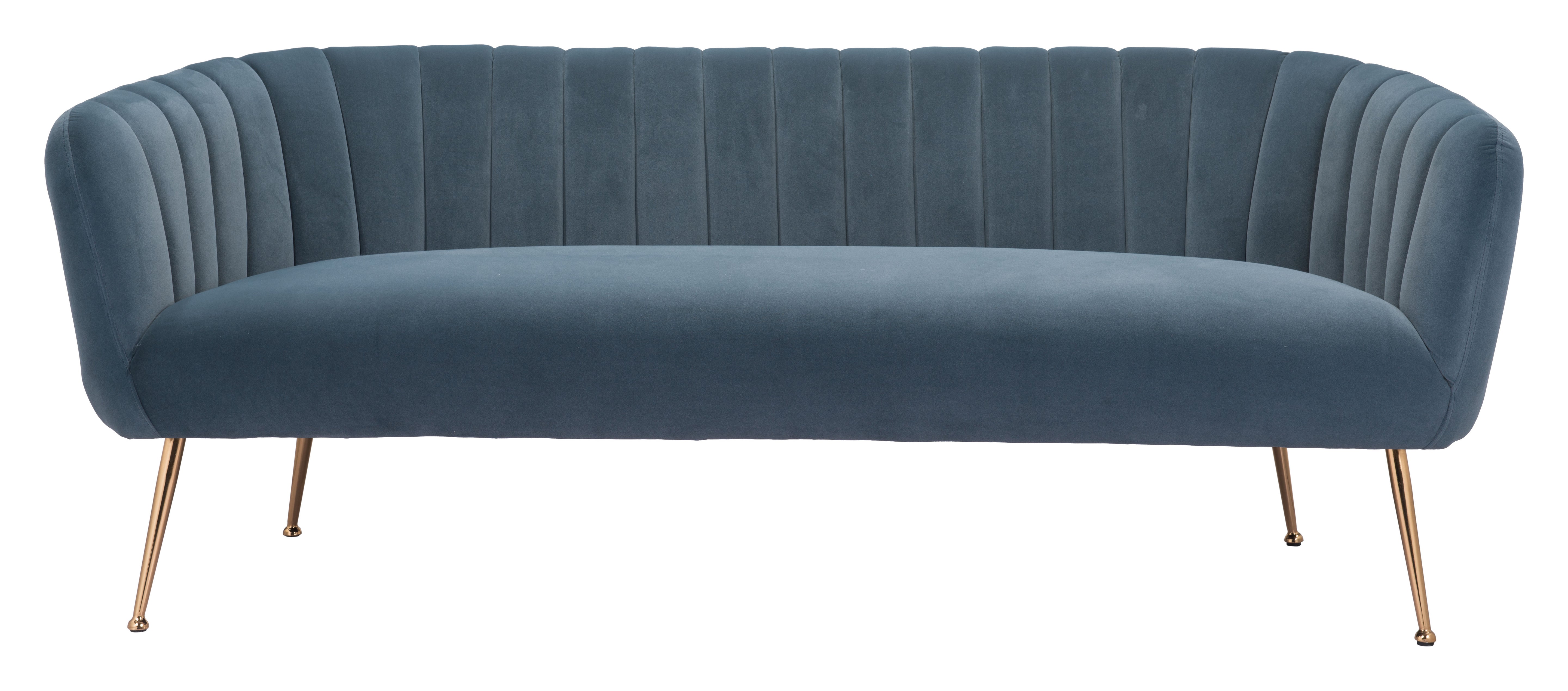 Deco Sofa Gray by Zuo Modern