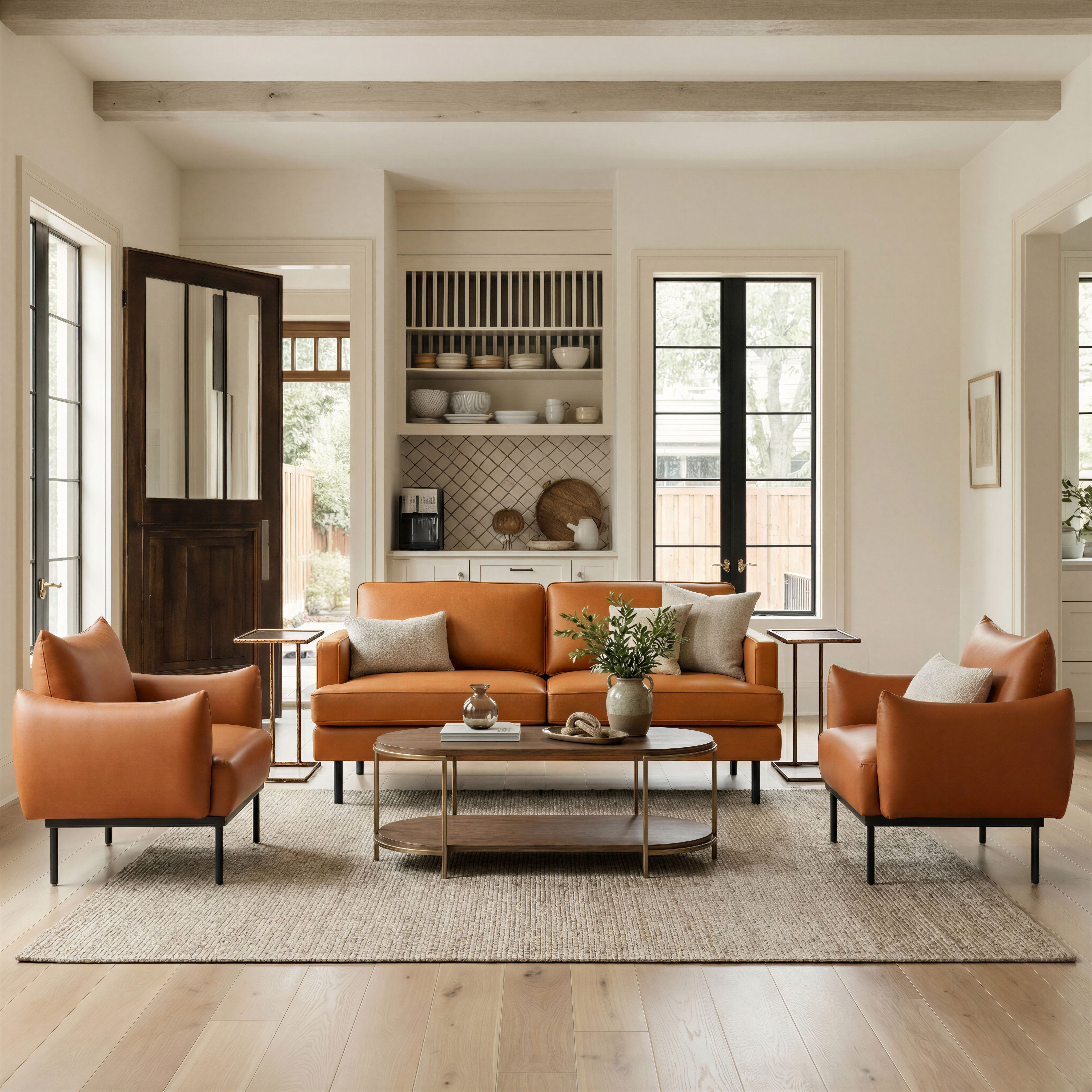 Decade Sofa Brown by Zuo Modern