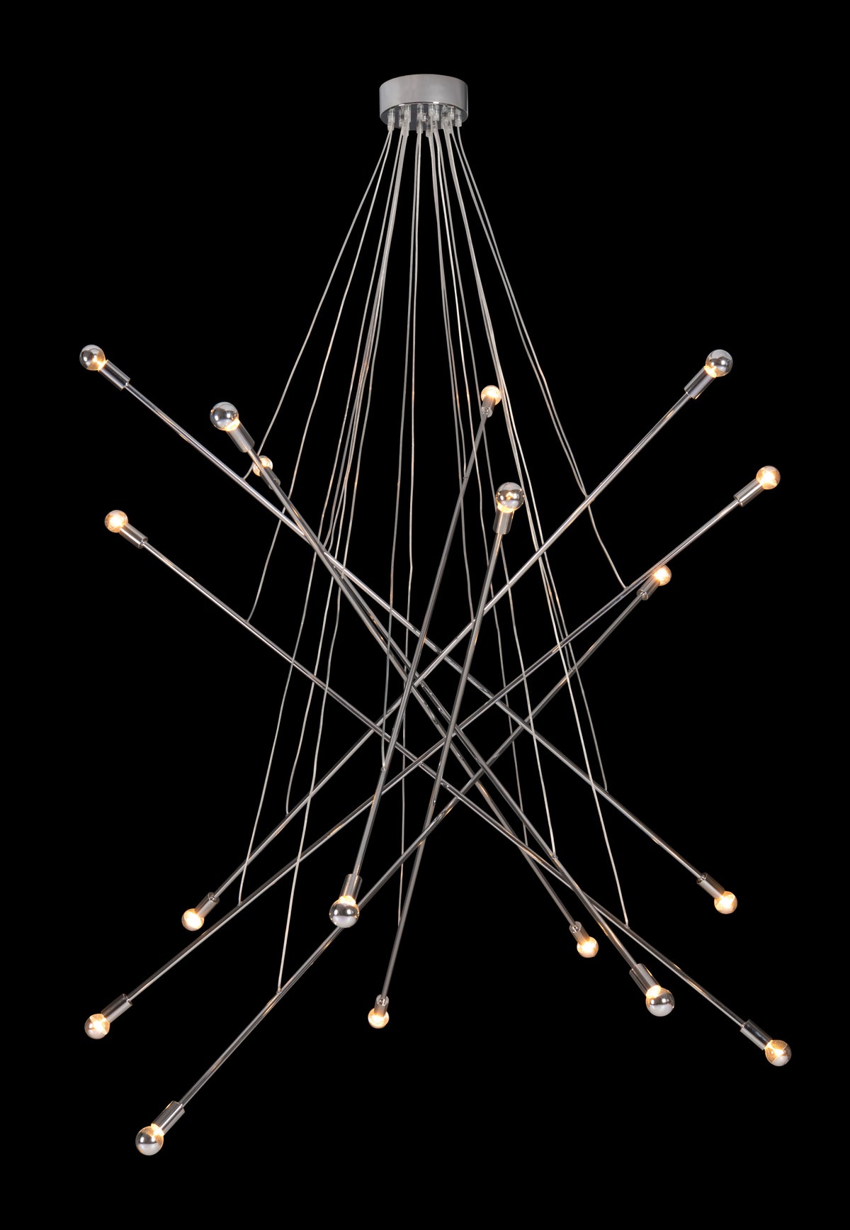 Belief Ceiling Lamp Chrome by Zuo Modern