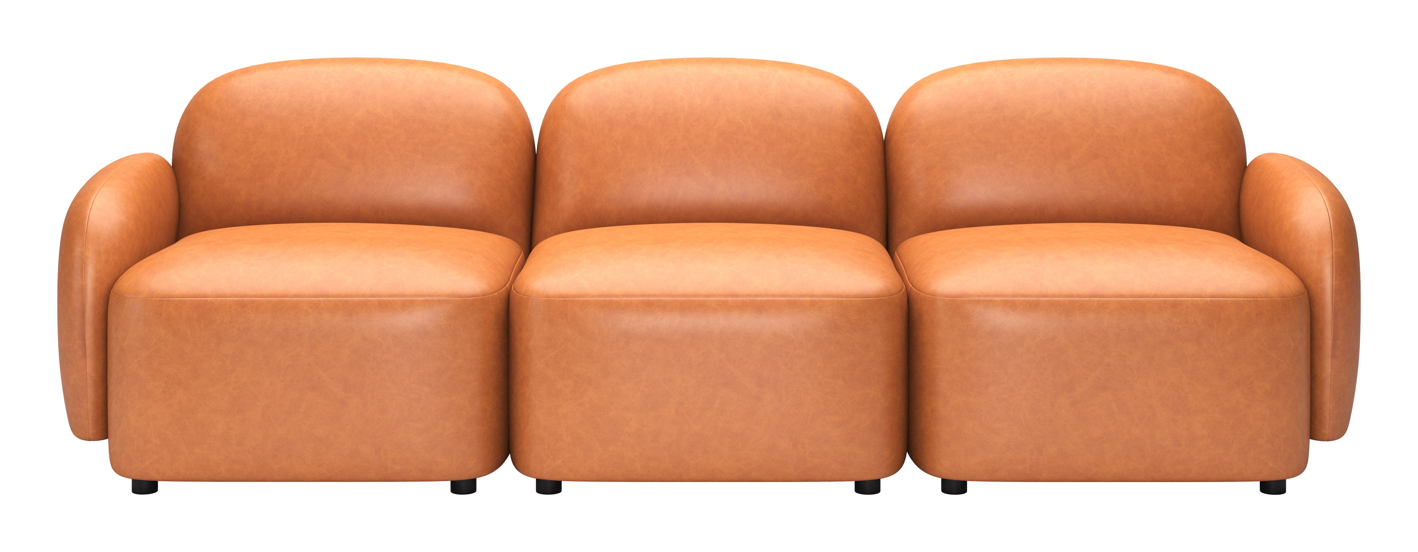 Cleo Modular Sofa Brown by Zuo Modern