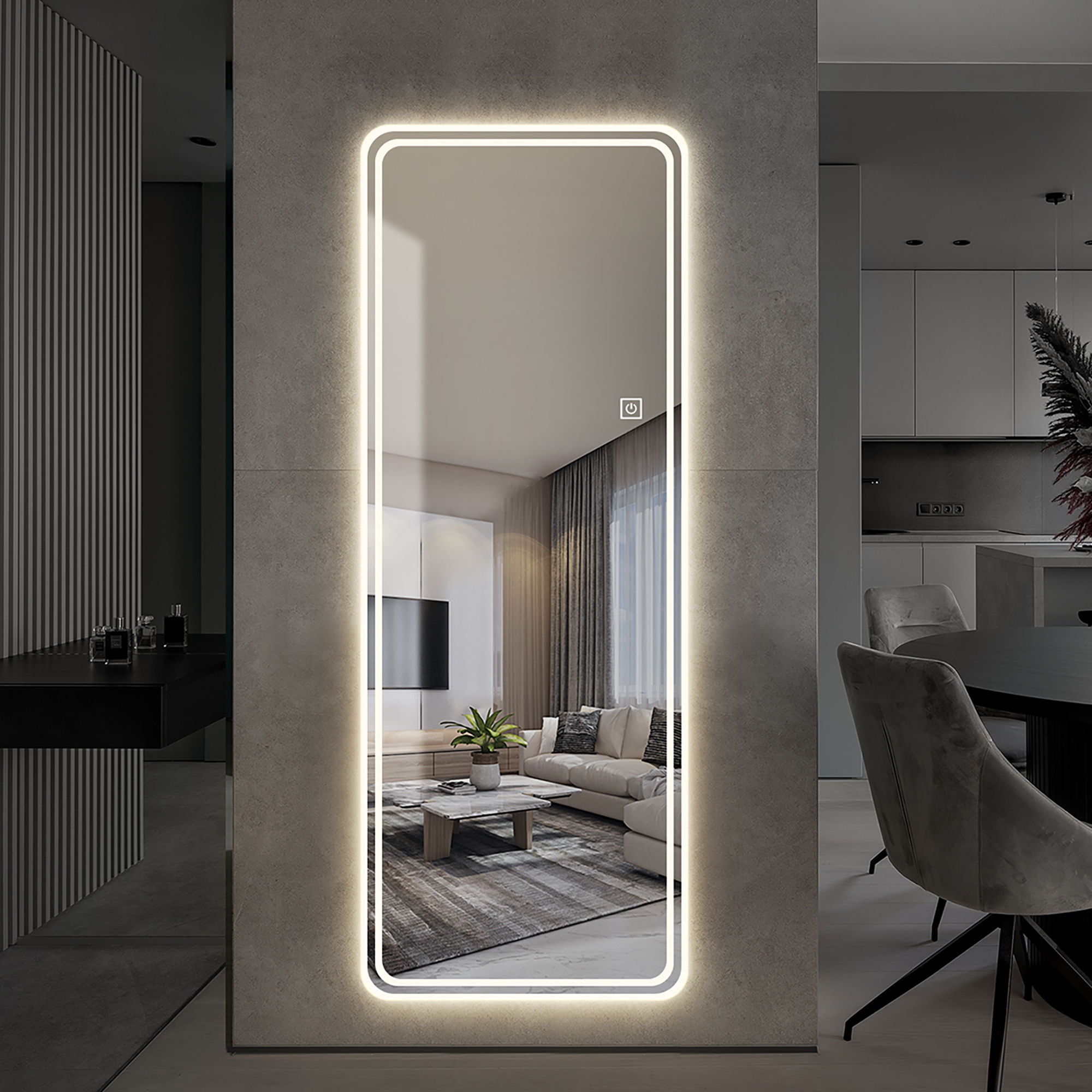 Full Length LED Floor Mirror