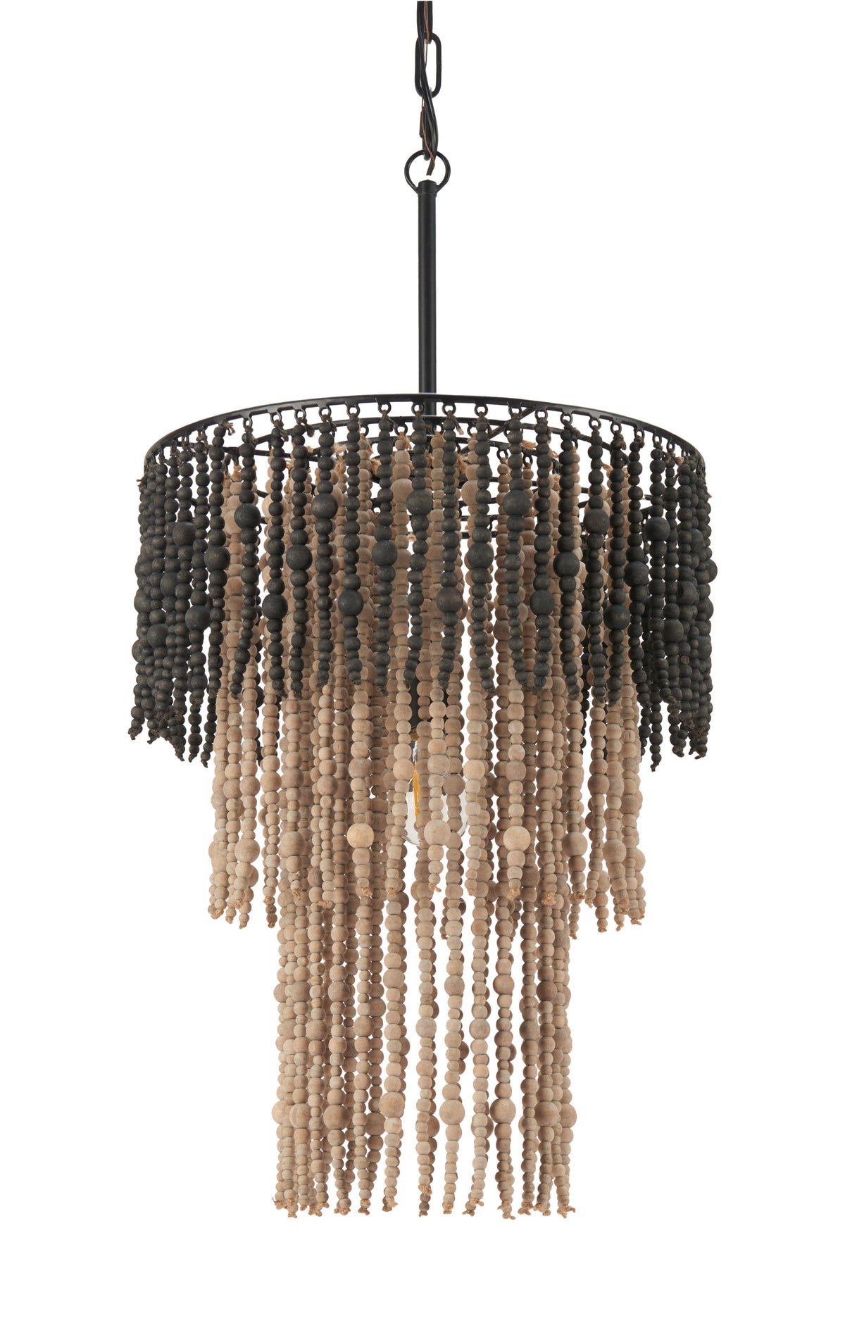 Bizu Ceiling Lamp Black & Beige by Zuo Modern
