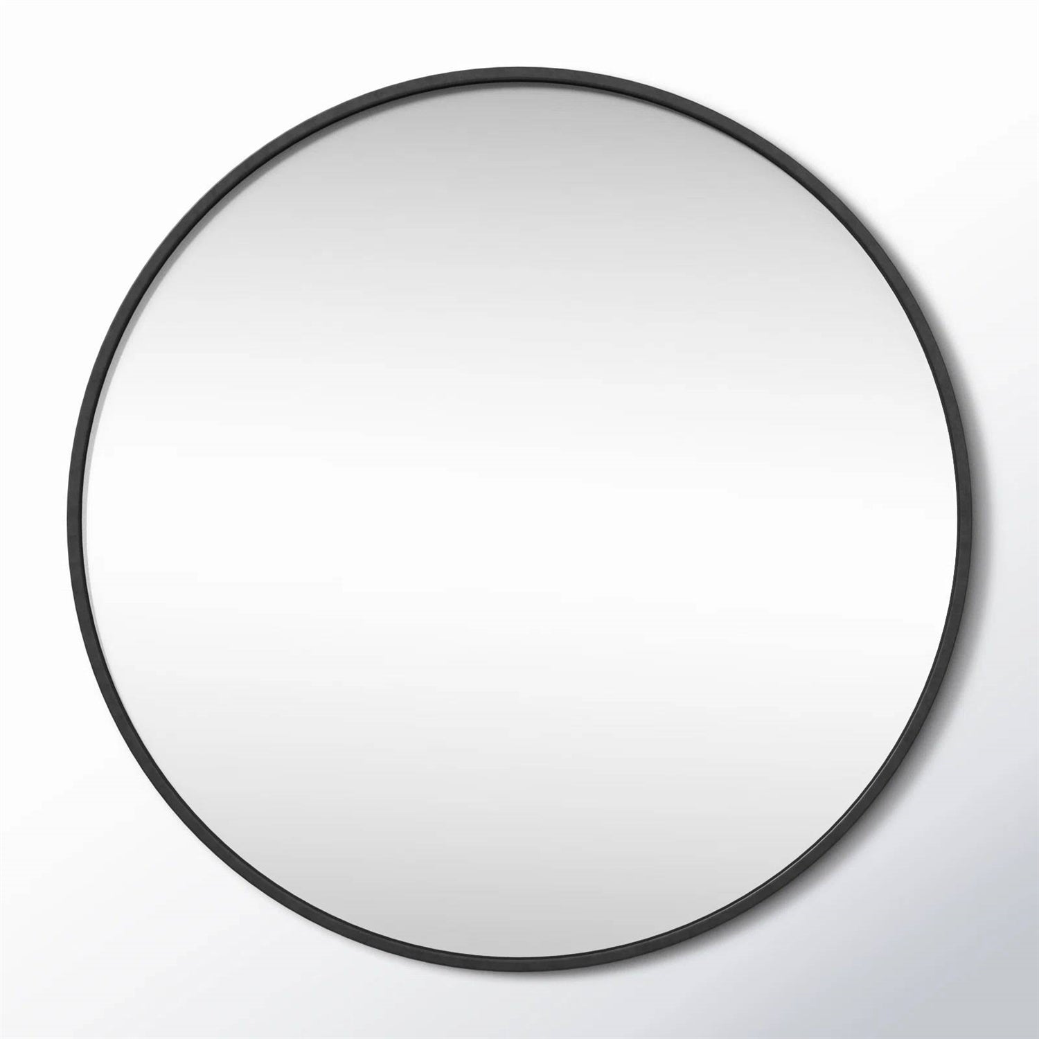 Round Black Wall Mirror