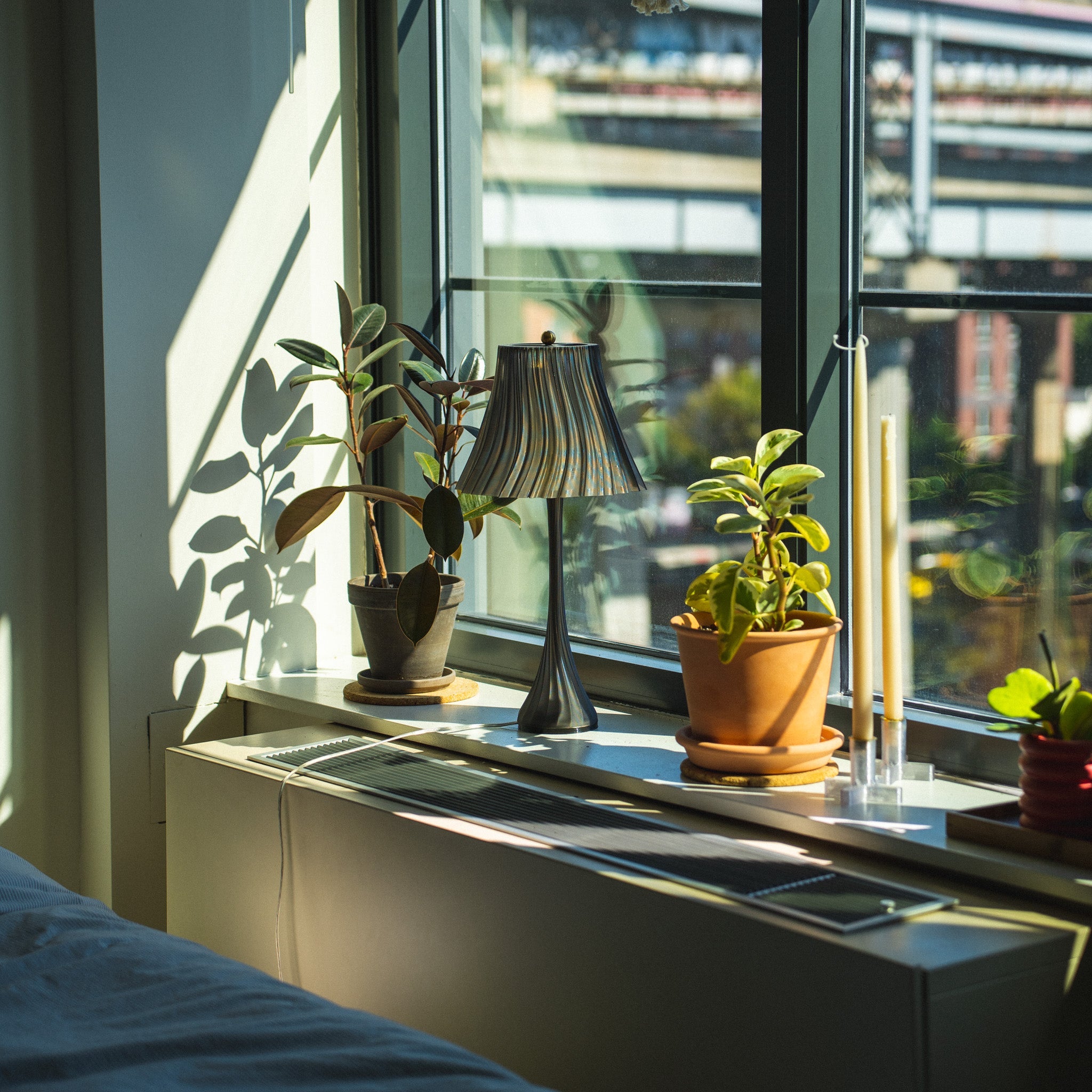 Pleated Table Lamp