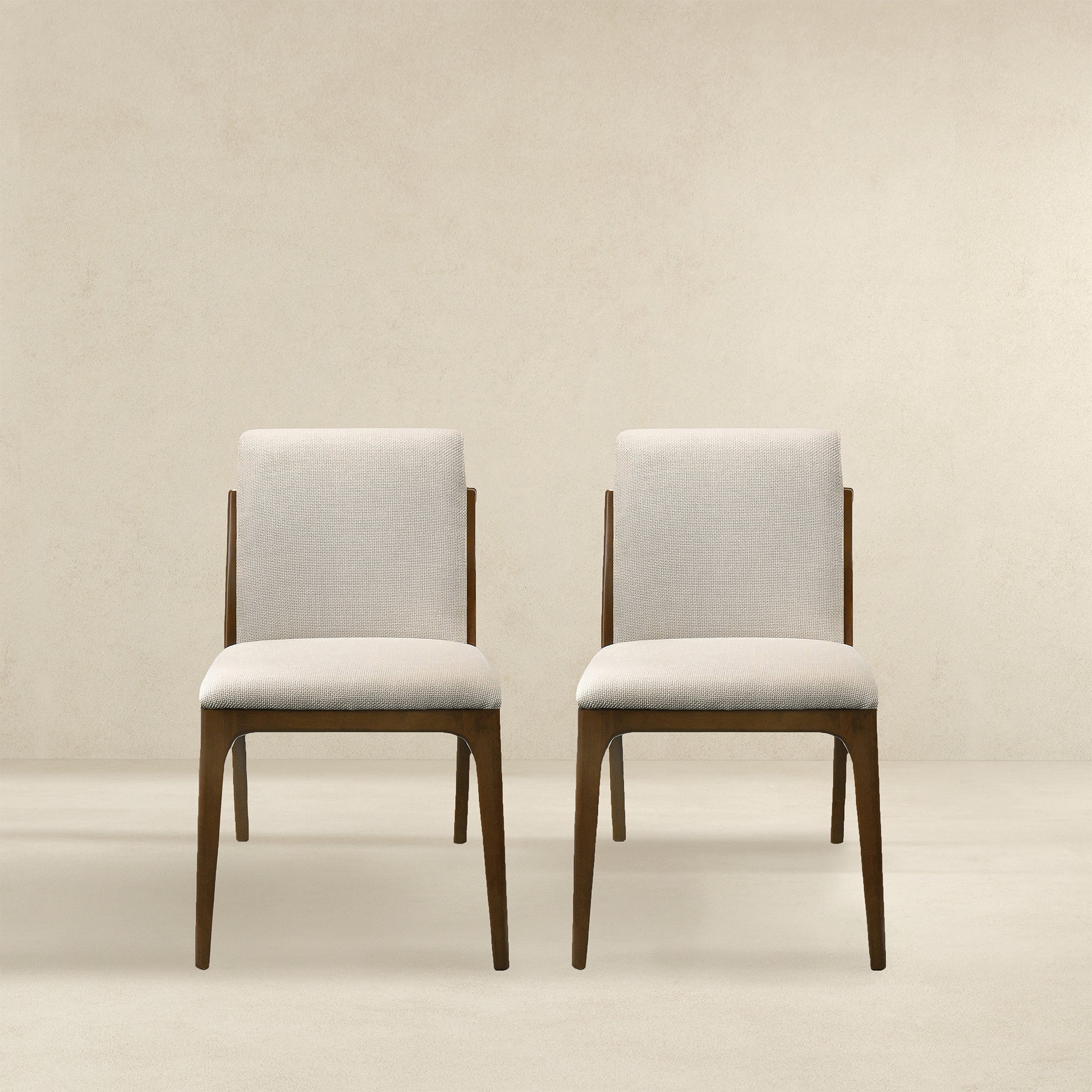 Grivelle Cream Fabric Dining Chair (Set of 2)