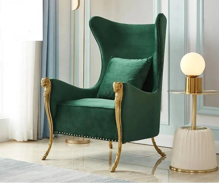 Modern Fabric Accent Armchair