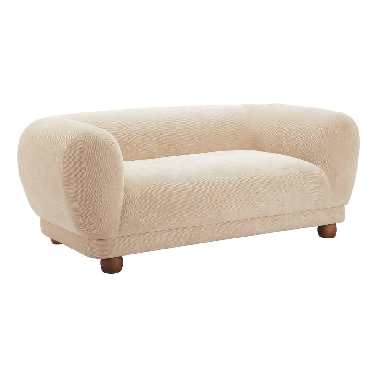 Boet Taupe Corduroy Loveseat