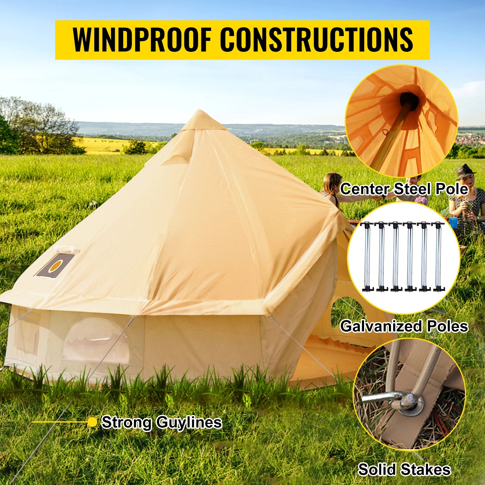 Waterproof Canvas Tent