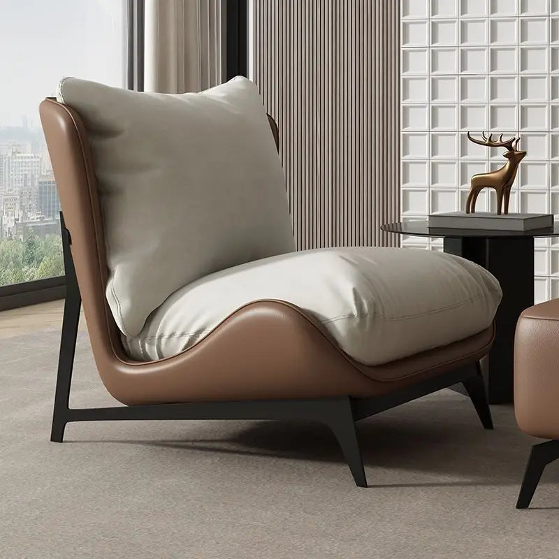 Luxury Cashmere Lounge Chair