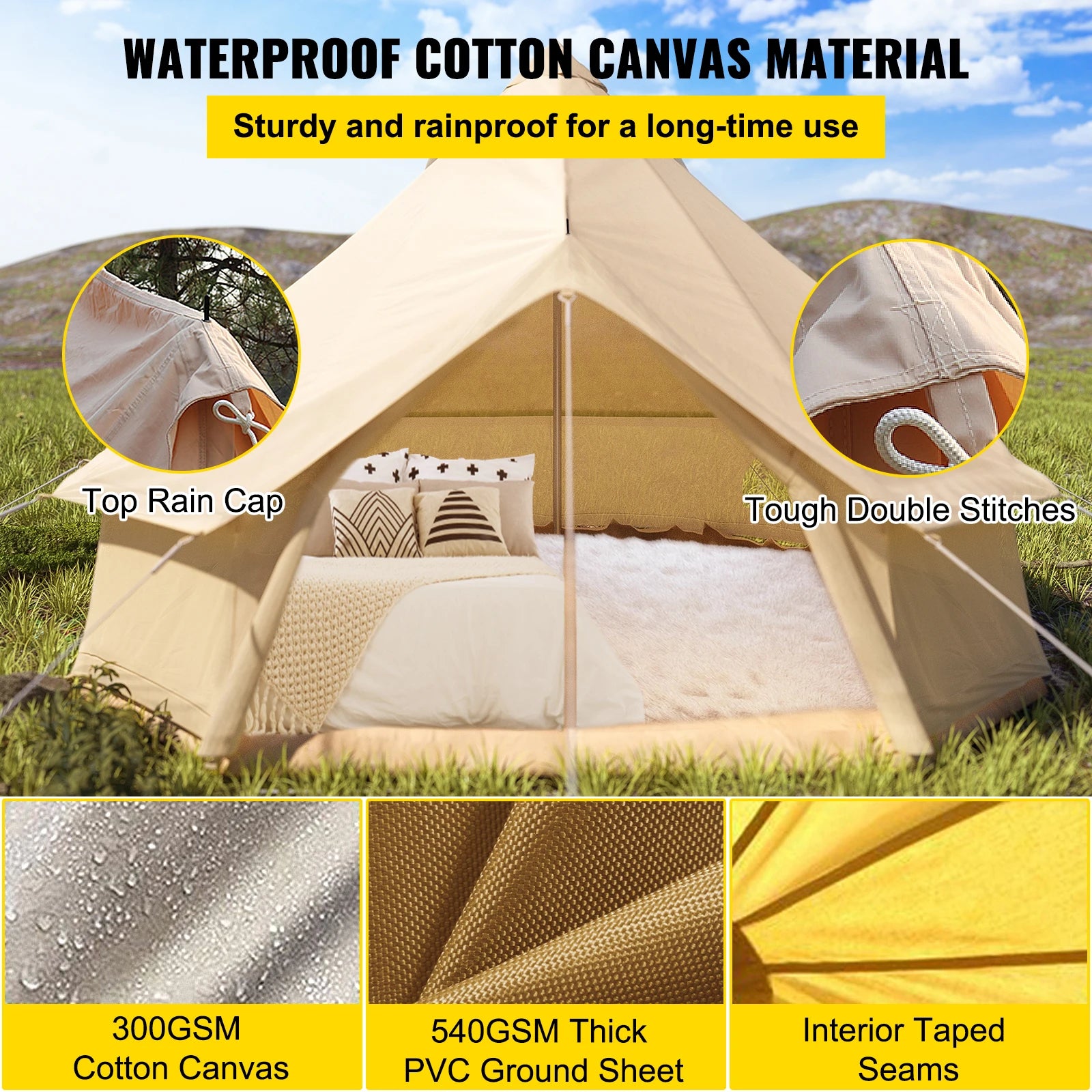 Waterproof Canvas Tent