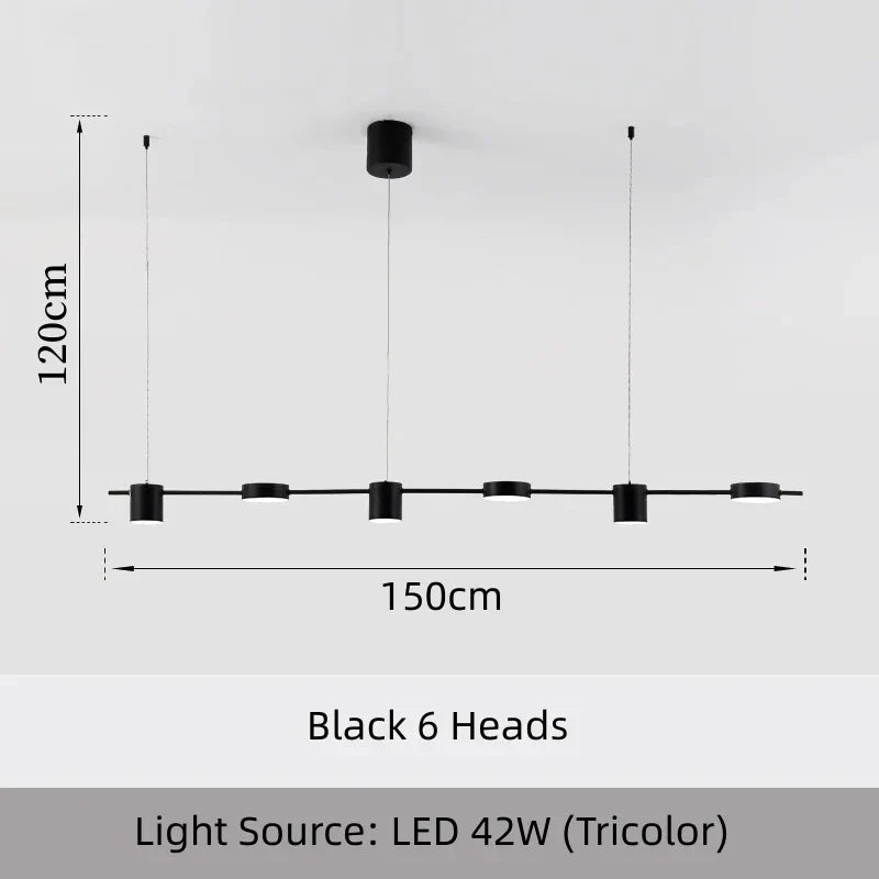 Modern LED Linear Chandelier