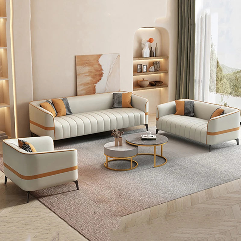 Two-Seater Modern Fabric Sofa