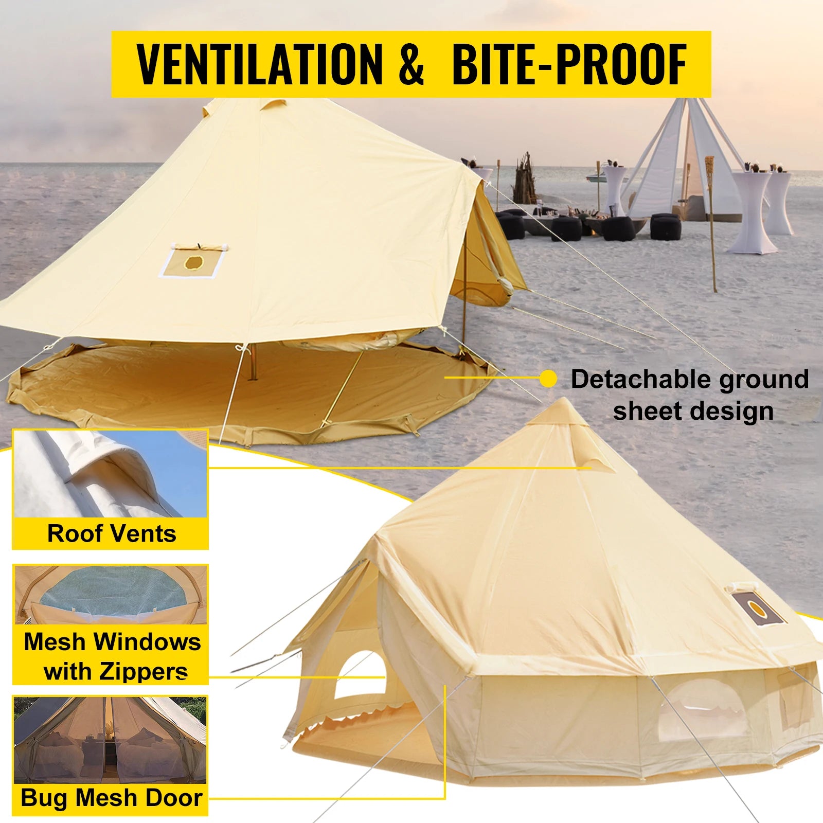 Waterproof Canvas Tent