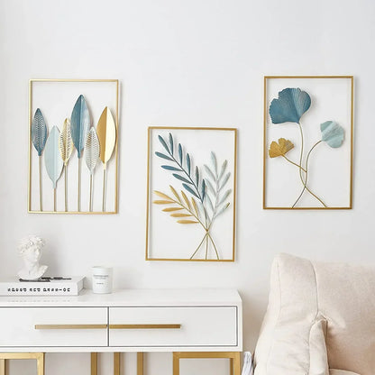 Nordic Leaf Wall Art