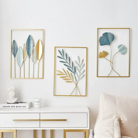 Nordic Leaf Wall Art