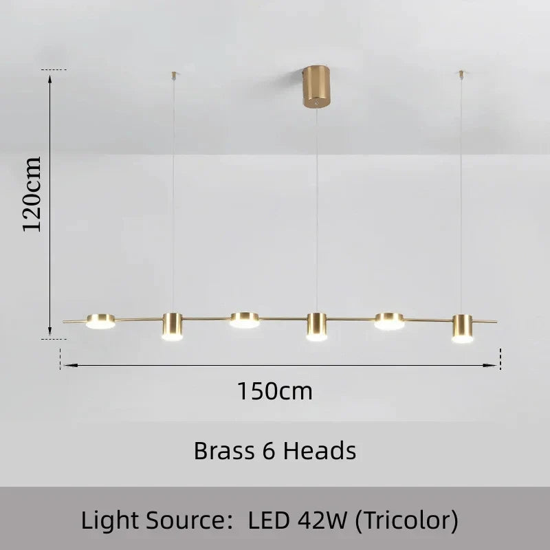 Modern LED Linear Chandelier