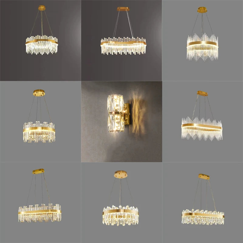 Luxury Crystal Led Pendant