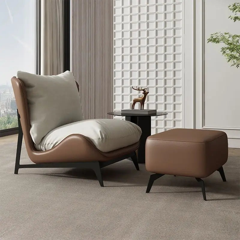 Luxury Cashmere Lounge Chair