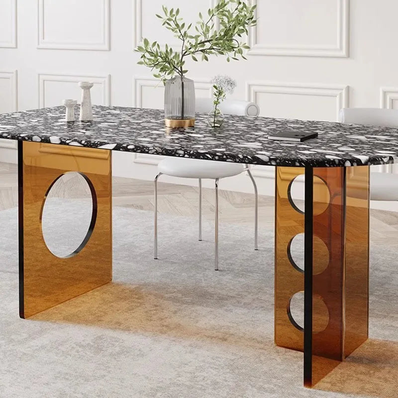 Marble Top Modern Dining Table