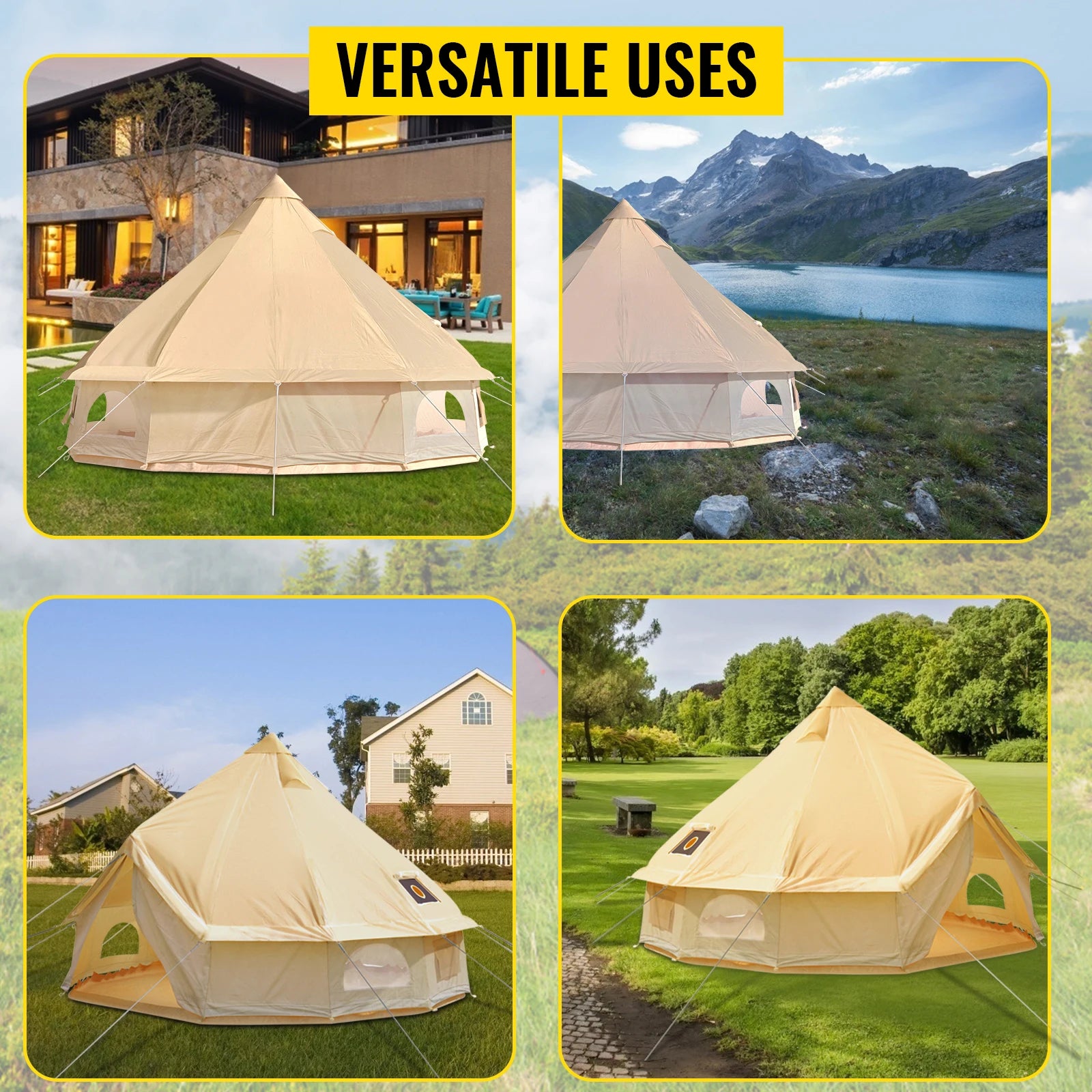 Waterproof Canvas Tent