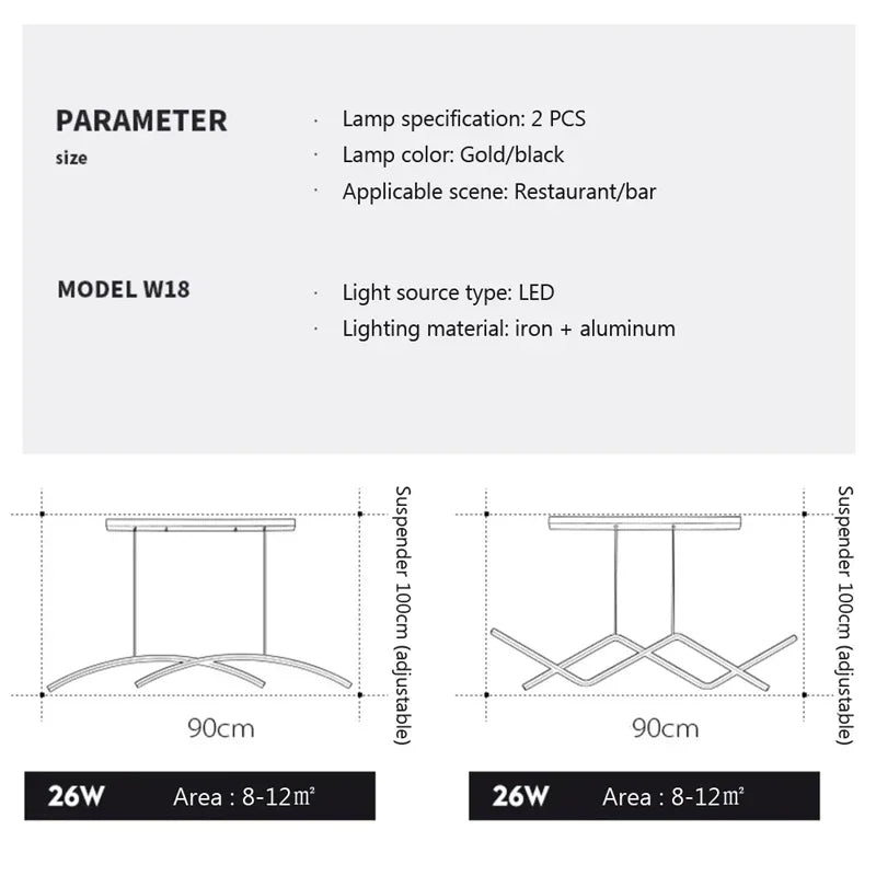 Modern Minimalist LED Pendant