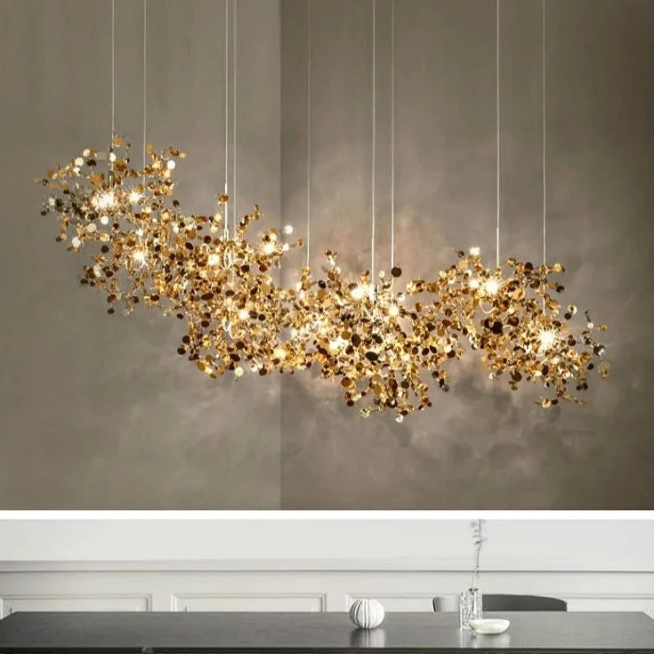 Modern Leaf LED Chandelier