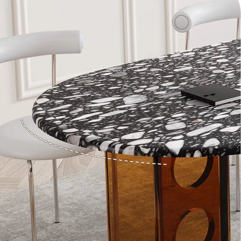 Marble Top Modern Dining Table