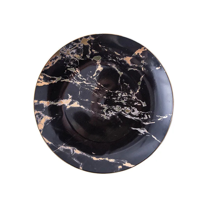 Nordic Style Marble Ceramic Plate