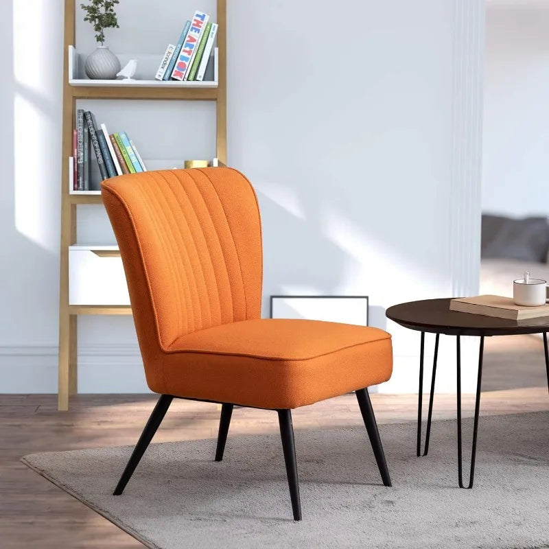 Orange Accent Chair Set