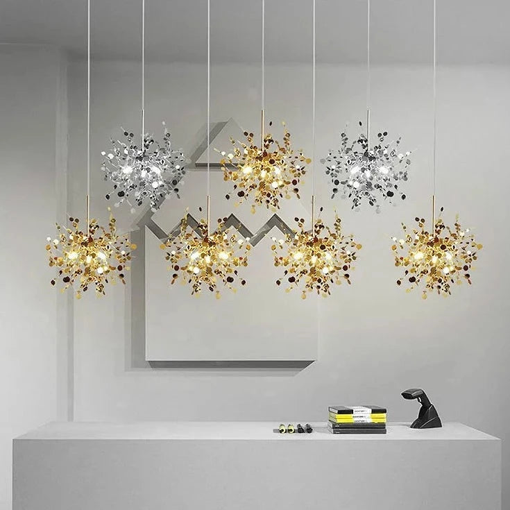 Modern Leaf LED Chandelier