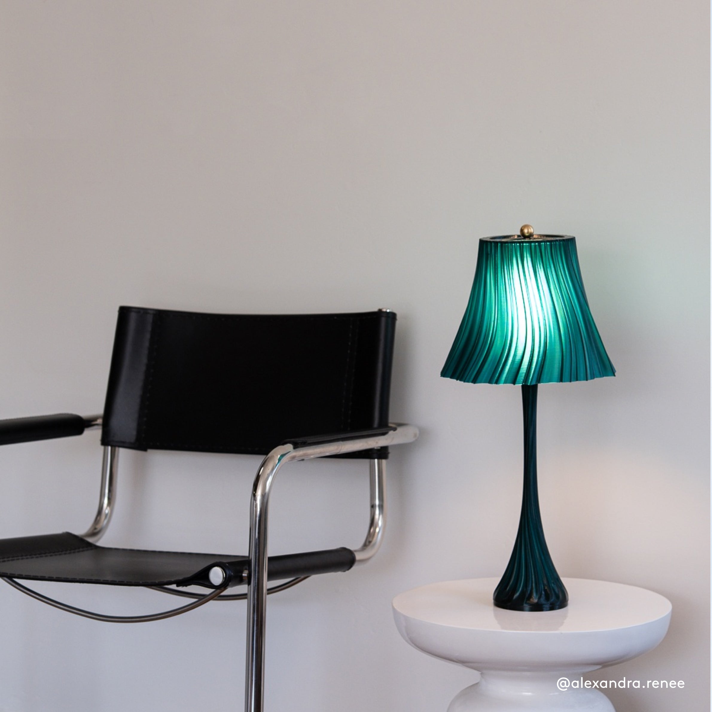 Pleated Table Lamp