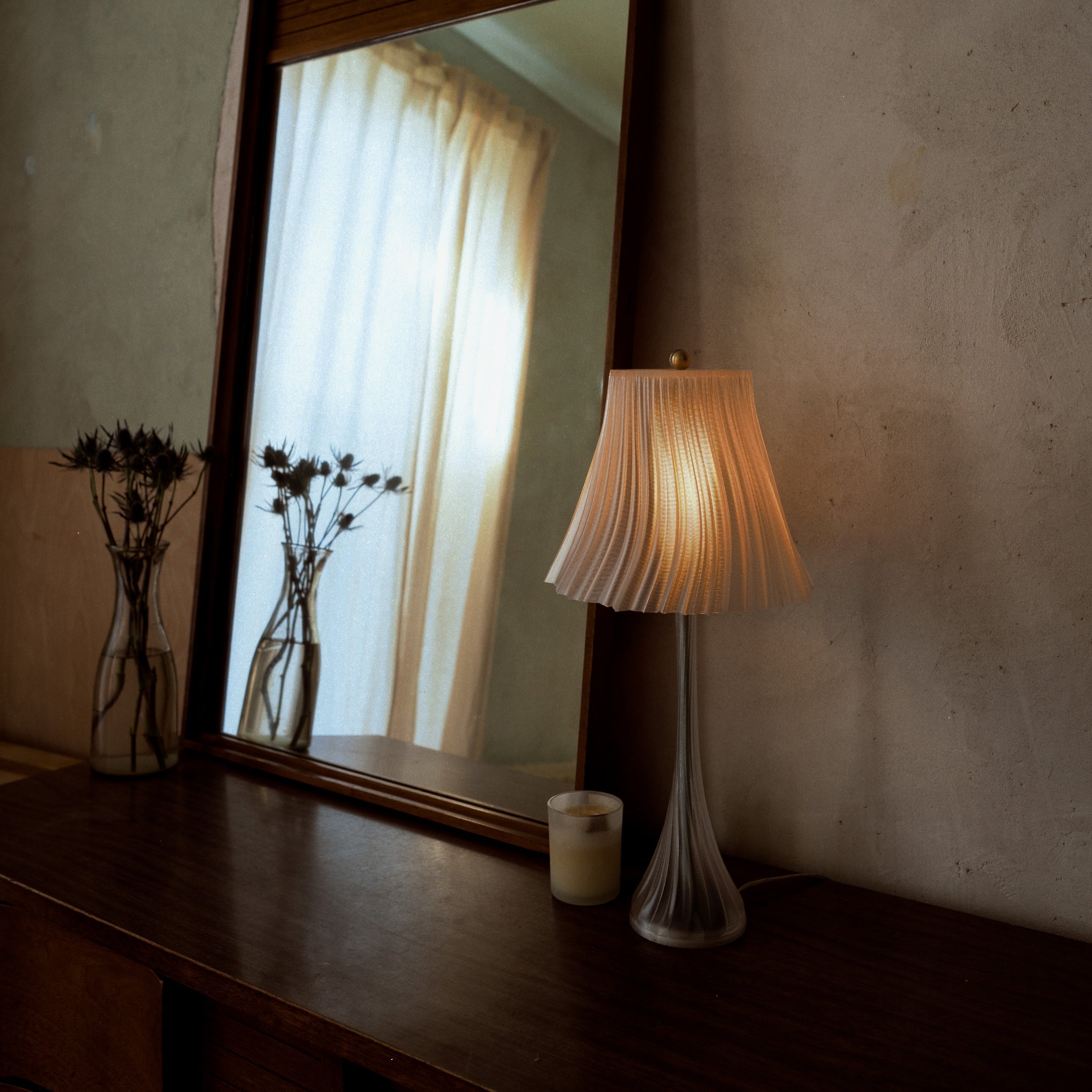 Pleated Table Lamp