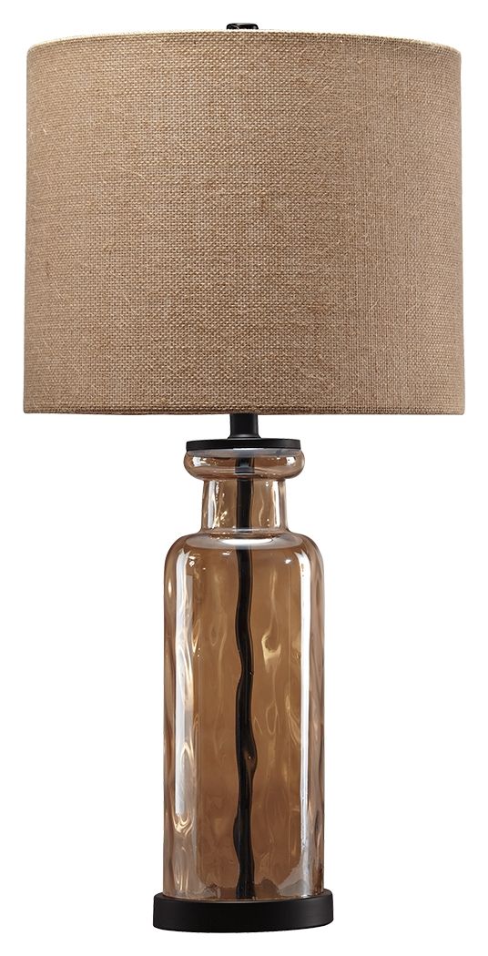 Laurentia Glass Table Lamp – Champagne